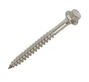 Timco Steel Woodscrew (Dia)6.7mm (L)100mm, Pack Of 25