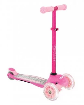 uMoVe Sparkle FLEX Tilt Scooter Pink Steel, Plastic