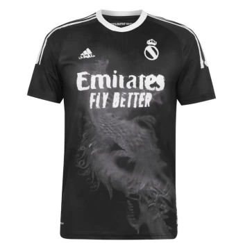 adidas Real Madrid Humanrace FC Shirt - Black/White