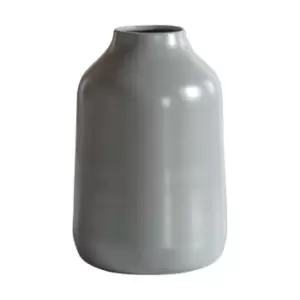 Crossland Grove Melissa Vase Grey 130X130X200Mm Grey