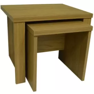 Techstyle Watsons Nest Of Two Tables Oak