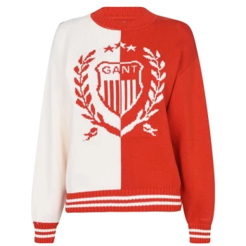 Gant Gant Crest Jumper - Red