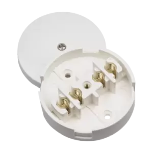 Click Scolmore Essentials 20A Junction Box S-Entry 4 Terminal White - WA071