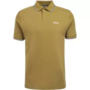 Barbour International Rider Tipped Polo Shirt - Green