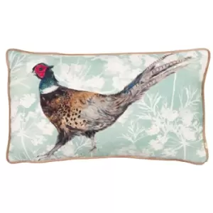 Manor Pheasant Cushion Natural, Natural / 30 x 50cm / Polyester Filled