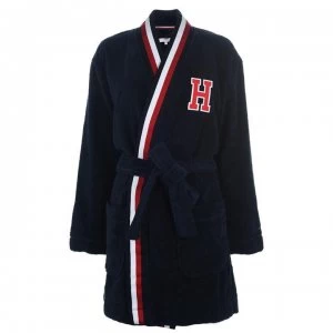 Tommy Bodywear Classic Logo Robe - Navy Blazer