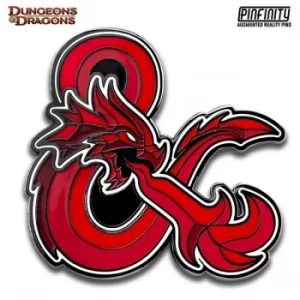 PFDD001 Dungeons & Dragons Dragon Ampersand Augmented Reality Pin