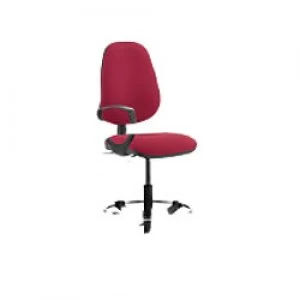 Task Office Chair Eclipse II Lever Wine Fabric With Loop Arms With Hi Rise Draughtsman Kit