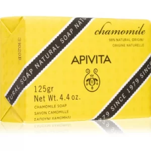 Apivita Natural Soap Chamomile Cleansing Bar 125 g