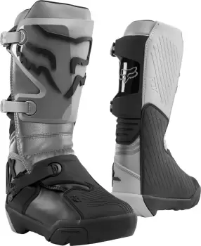 FOX Comp X Motocross Boots, black-grey, Size 49, black-grey, Size 49