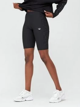 adidas Originals Fakten Cycling Shorts - Black, Size 18, Women