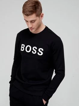 BOSS Salbo 1 Logo Sweatshirt - Black Size XL Men