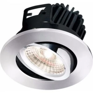 KnightsBridge FireKnight Tilt 7W IP20 LED Downlight With Chrome Bezel - Cool White