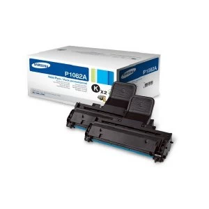 Samsung MLT P1082A Black Standard Yield Toner Cartridges Pack of 2 S