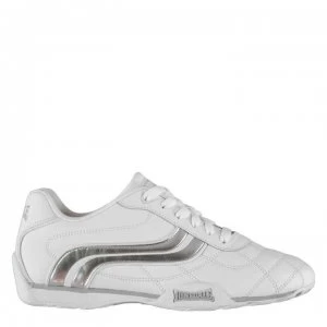 Lonsdale Camden Ladies Trainers - White/Silver