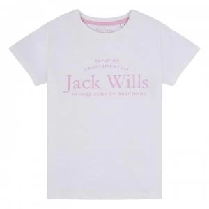 Jack Wills Forstal Tee IB21 - Bright White