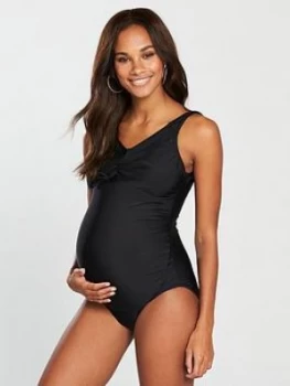 Speedo Maternity Swimsuit - Black, Size XS, Women