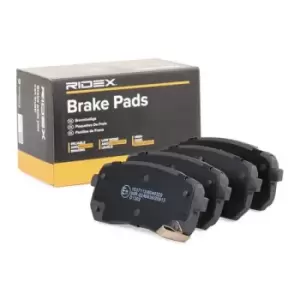 RIDEX Brake pad set HYUNDAI,KIA 402B0667 583023JA00,583023JA50,583023JA51 583024HA00,583024HA50,S583023JA50,S58302C5A00,S58302C5A70,583024DA00