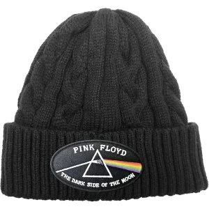 Pink Floyd - The Dark Side of the Moon Black Border Unisex Beanie Hat - Black