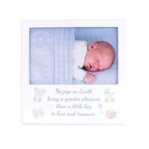 Hello Baby MDF Verse Frame 6" x 4" Baby Boy