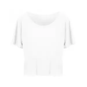 Ecologie Womens/Ladies Daintree EcoViscose Cropped T-Shirt (XS) (Arctic White)
