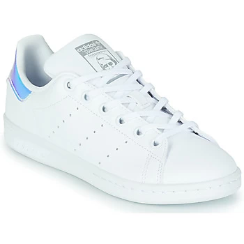 adidas STAN SMITH J SUSTAINABLE Girls Childrens Shoes Trainers in White,Kid 4,Kid 5