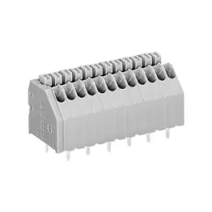 Wago 250-402 Terminal Block, Wire To Brd, 2Pos, 20Awg