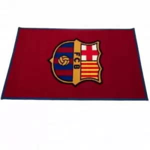 FC Barcelona Rug (One Size) (Burgundy) - Burgundy