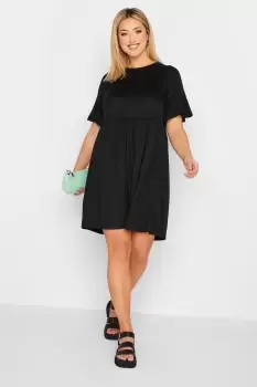 Frill Sleeve Smock Dress