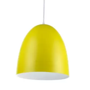 Ambeta Dome Pendant Ceiling Light, Yellow