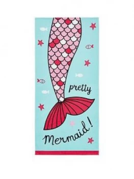 Catherine Lansfield Mermaid Beach Towel