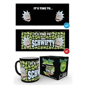 Rick and Morty Get Schwifty Heat Change Mug