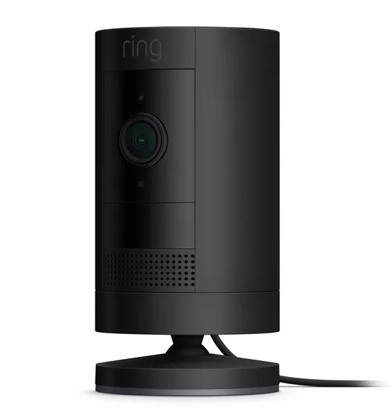 Ring Stick Up (Generation 3) Plug-In Indoor / Outdoor Wireless Full HD Night-Vision Security Camera - Black