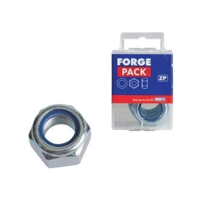 ForgeFix Nyloc Nuts & Washers Zinc Plated M10 ForgePack 8