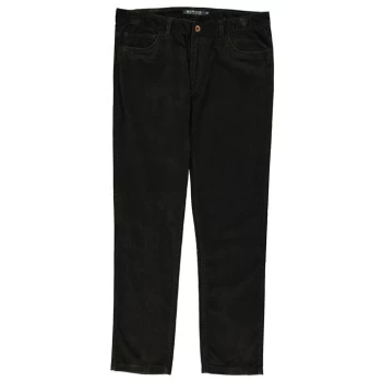 Howick Mens Princeton Cord Trousers - Charcoal