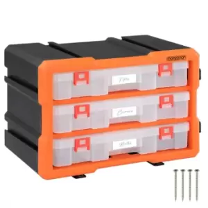 Small Part Organiser Box Extendable Different Sizes Tool Compartment Pieces 36 Facher (de) - Monzana