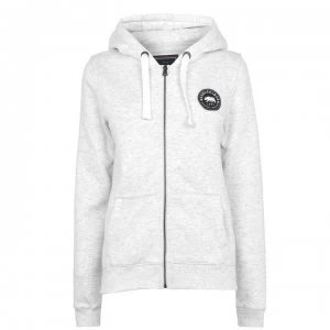 SoulCal Signature Zip Hoodie Ladies - Ice Marl