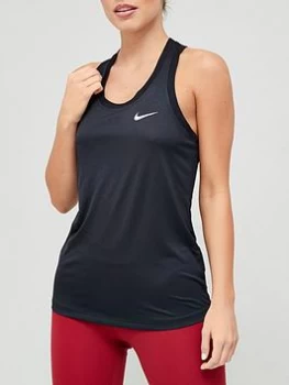 Nike Training Dri-Fit Racerback Tank Top - Black, Size S, Women