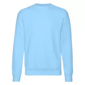 Fruit Of The Loom Mens Set-In BelcoroA Yarn Sweatshirt (M) (Sky Blue)