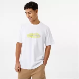 Jack Wills Blur Oval Graphic Tee - White