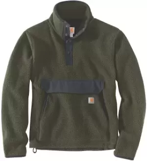 Carhartt Relaxed Fit Fleece Pullover, green Size M green, Size M