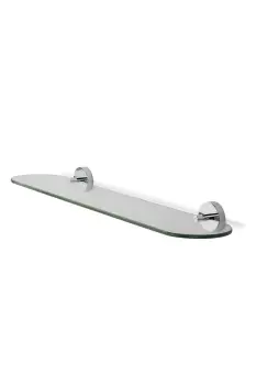 Flexi-Fix Romsey Glass Shelf - Silver