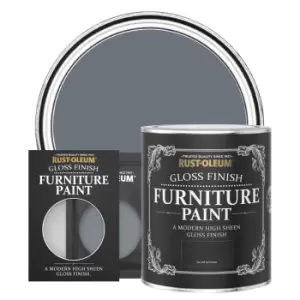 Rust-Oleum Gloss Furniture & Trim Paint - MARINE GREY - 750ml