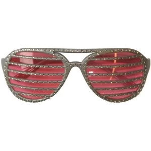 Party Glasses Diamond Lamella (Silver)