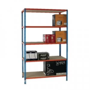 Slingsby Standard Duty Painted Orange Shelf Unit Blue 378986