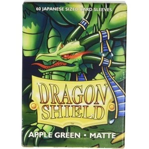 Dragon Shield Matte Apple Green Japanese Size Card Sleeves - 60 Sleeves