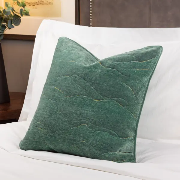 Stratus Cushion Jade, Jade / 45 x 45cm / Polyester Filled