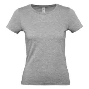 B&C Womens/Ladies #E150 Tee (S) (Sport Grey)