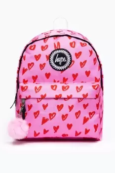 Scribble Heart Backpack