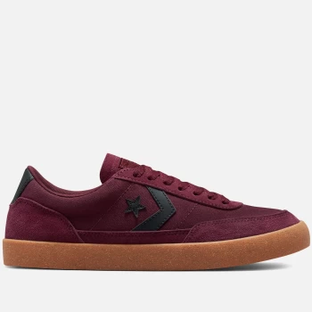 Converse Mens Net Star Classic Gum Tape Ox Trainers - Deep Bordeaux/Black/Gum Honey - UK 10